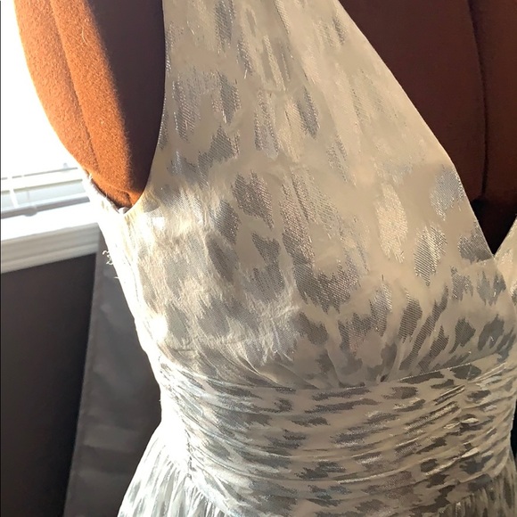 Leopard print metallic cocktail dress - Picture 2 of 5